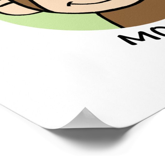 Kleiner Affe Poster (Ecke)