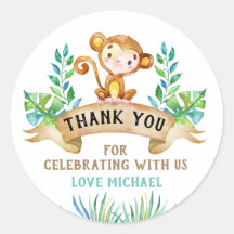 Kleiner Affenaufkleber