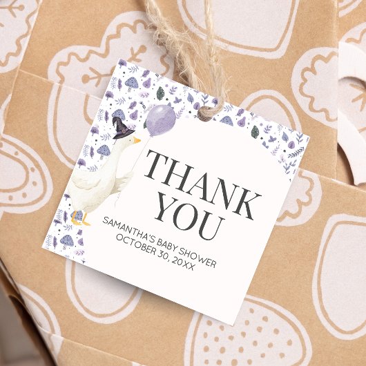 Kleiner Alberner Gänseduschplatz Geschenkanhänger