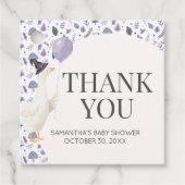 Kleiner Alberner Gänseduschplatz Geschenkanhänger (Vorderseite)