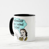 kleiner als ich früher war tasse (Vorderseite Links)