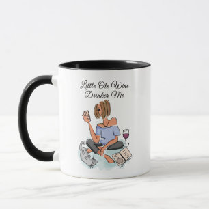 Kleiner alter Weintrinker ich Tasse