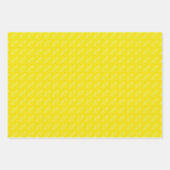 Kleiner Amberjack in hellgelb auf hellgelb Geschenkpapier Set (Vorderseite)