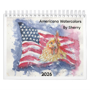 Kleiner Americana-Kalender von Sherry Jarvis Kalender
