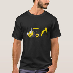 Kleiner Arbeiter-Backhoe-Traktor T-Shirt