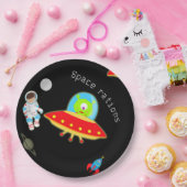 Kleiner Astronaut im Weltraum Geburtstag Pappteller (Party)