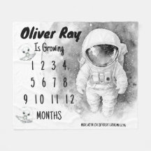 Kleiner Astronaut-Milestone-Leder