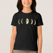 Kleiner Astronautenmond T - Shirt Kinder kosmisch (Vorderseite)