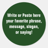 Kleiner Aufkleber (1½ Zoll) (Vorderseite)