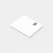 Kleiner australischer Rinderhund in der Tasche Post-it Klebezettel (angewinkelt)