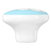 Kleiner Aviator-Keramik-Knöpfe Keramikknauf (Seitenansicht)