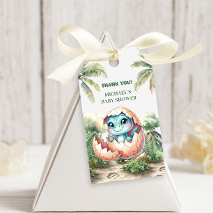 Kleiner Baby Dino schlüpft bald Geschenkanhänger f