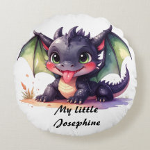 Kleiner baby Drache streckt die Zunge raus