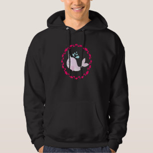Kleiner Babywal mit vielen kleinen Fischen drumher Hoodie