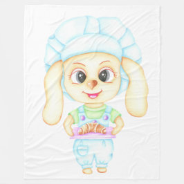 Kleiner Bäcker Fleecedecke