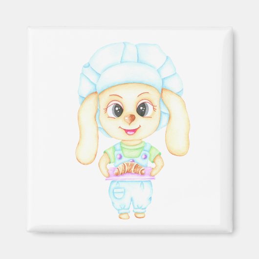 Kleiner Bäcker Magnet (Vorne)