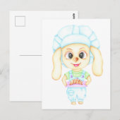Kleiner Bäcker Postkarte (Vorne/Hinten)