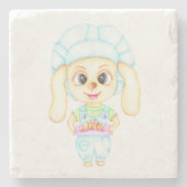 Kleiner Bäcker Steinuntersetzer (Vorderseite)