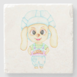 Kleiner Bäcker Steinuntersetzer