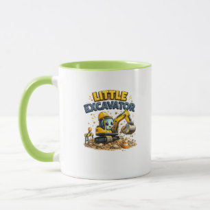 Kleiner Bagger Süße Baustellen-Tasse Tasse
