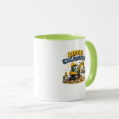 Kleiner Bagger Süße Baustellen-Tasse Tasse (VorderseiteRechts)