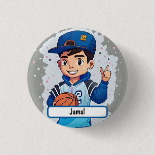 Kleiner Baller Button mit benutzerdefinierter Name