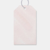 Kleiner Ballerina-Tag für Geburtstag oder Babydusc Geschenkanhänger (Rückseite)