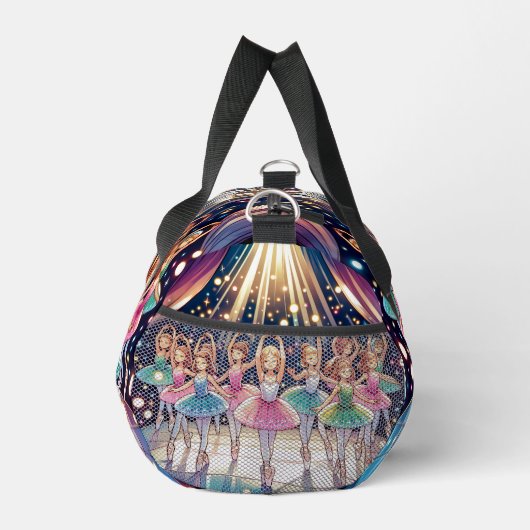 Kleiner Ballerinas Performance Individuelle Name Duffle Bag (Rechts)