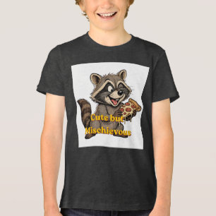 Kleiner Bandit Süßer Waschbär Tri-Blend Shirt