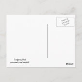 Kleiner Bär auf dem Dock Postkarte (Rückseite)