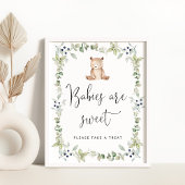 Kleiner Bär Babys sind süß und nehmen eine Leckere Poster