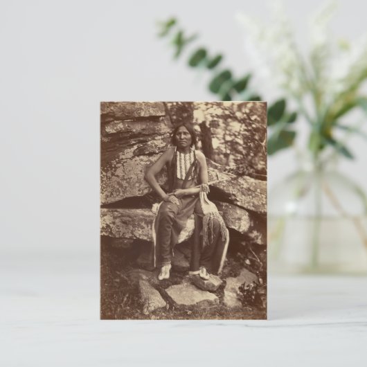 Kleiner Bär, Cheyenne, 1875 Postkarte (Stehend Vorderseite)