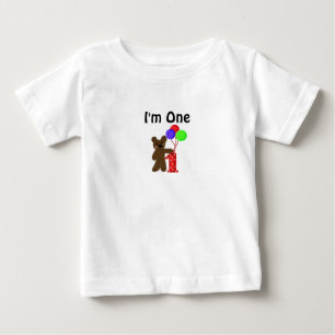 Kleiner Bär, ich bin Eins Baby T-shirt