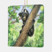 Kleiner Bär mit Aussicht Keramikornament (Links)
