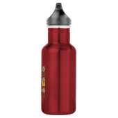 Kleiner Bär mit Krawatte Edelstahlflasche (Rechts)