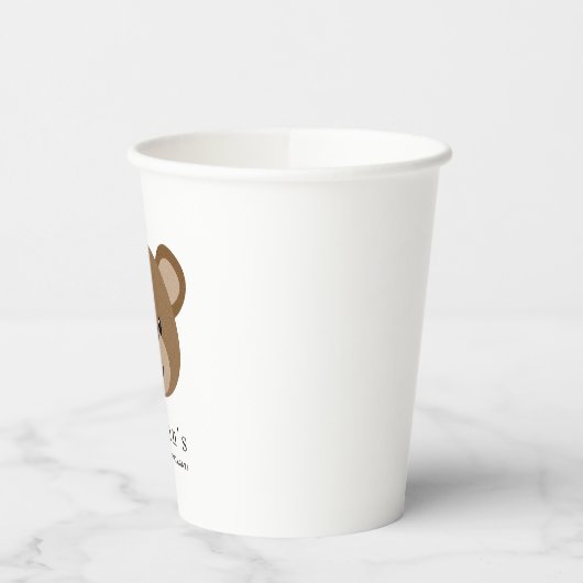 Kleiner Bär Pappbecher (Links)