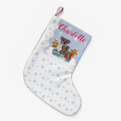 Kleiner Bär Personalisierter WeihnachtsStrumpf Kleiner Weihnachtsstrumpf (Vorderansicht (hängend))