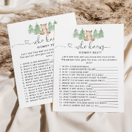 Kleiner Bär Wer kennt das beste Baby Duschspiel