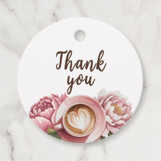 Kleiner Barista Kaffee Erster Geburtstag Danke Geschenkanhänger