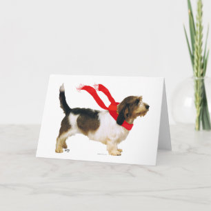 Kleiner Basset Griffon Vendée Feiertagskarte