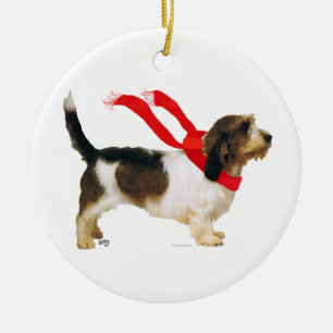 Kleiner Basset Griffon Vendée Keramikornament