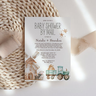 Kleiner Bauernhof - Tierbabys per Post zur Babypar Einladung