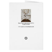 Kleiner Baum im Spätherbst von Egon Schiele (Hinten)
