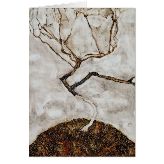 Kleiner Baum im Spätherbst von Egon Schiele (Vorne)