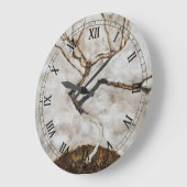 Kleiner Baum im Spätherbst von Egon Schiele Große Wanduhr (Winkel)