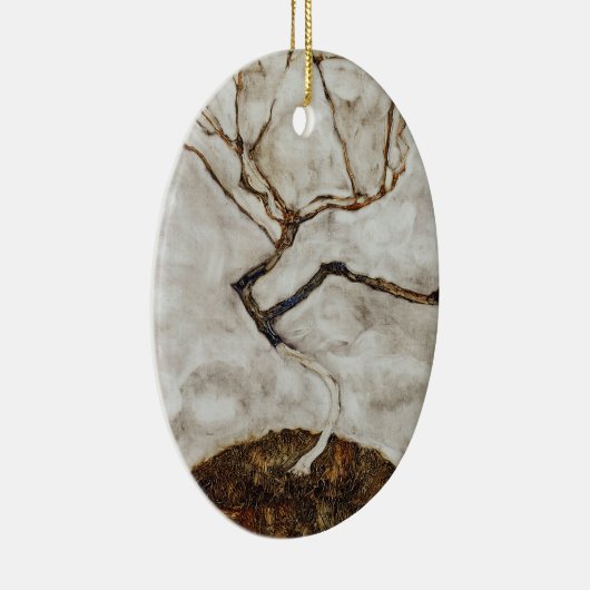 Kleiner Baum im Spätherbst von Egon Schiele Keramik Ornament (Rechts)