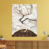 Kleiner Baum im Spätherbst von Egon Schiele Leinwanddruck (Insitu (Wohnzimmer))