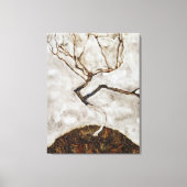 Kleiner Baum im Spätherbst von Egon Schiele Leinwanddruck (Vorderseite)