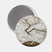 Kleiner Baum im Spätherbst von Egon Schiele Magnet (Vorderseite/Rückseite)