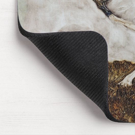 Kleiner Baum im Spätherbst von Egon Schiele Mousepad (Ecke)